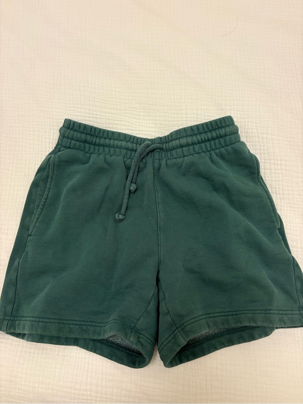 Aritzia Deep Green Athletic Pull-On Shorts